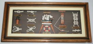 Knotentafel Knotenbild Bild Nautik Maritime Wanddekoration Hms Endeavour 1728 Bild