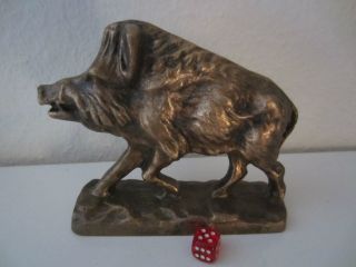 Wildschwein - 3576 Gramm - Massiv Messing Oder Bronze Bild