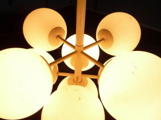 Schöne Xl Sputnik Lampe Ceiling Lamp Temde Schweiz 60/70er Originalzustand Bild