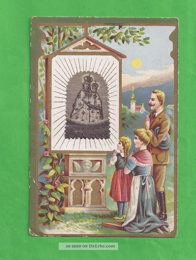 Heiligen - Bild Maria Schatten In Laufen Bei Bad Ischl Rel. Andenken & Mitbringsel Bild