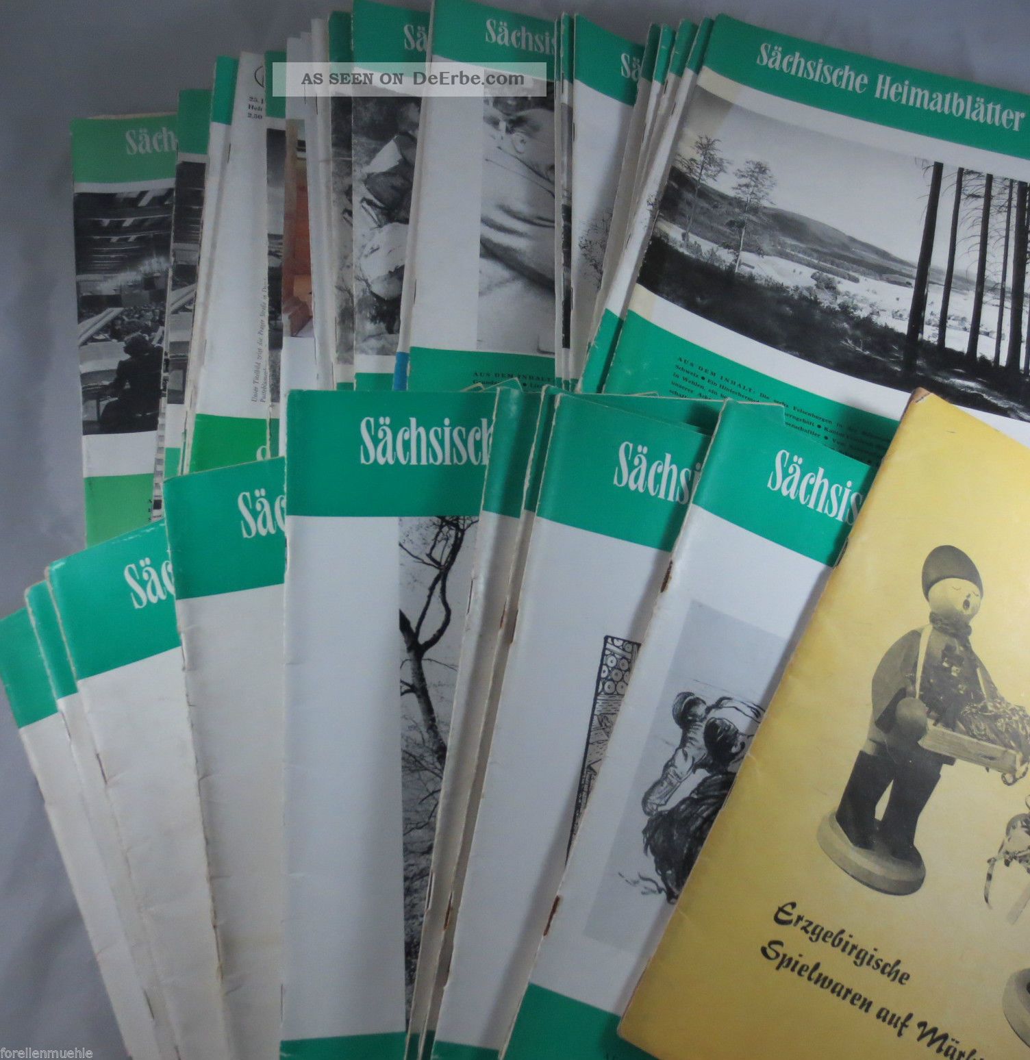 6 Kg Sächsische Heimatblätter 1960/70er Jahre Robur Zittau Zöblitz Pobershau Orts- & Landeskunde Bild