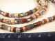 Alte Glasperlen Striped Pound Beads Old Venetian Trade Beads Murano Afrozip Afrika Bild 1