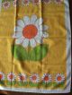 Pril - Blume - Frottee - Tuch,  70er Jahre,  100 Baumwolle, Weißwäsche Bild 1