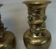 Paar China Vasen Mit Drachen - Chinese Vases - Messing - Massiv Brass Entstehungszeit nach 1945 Bild 2