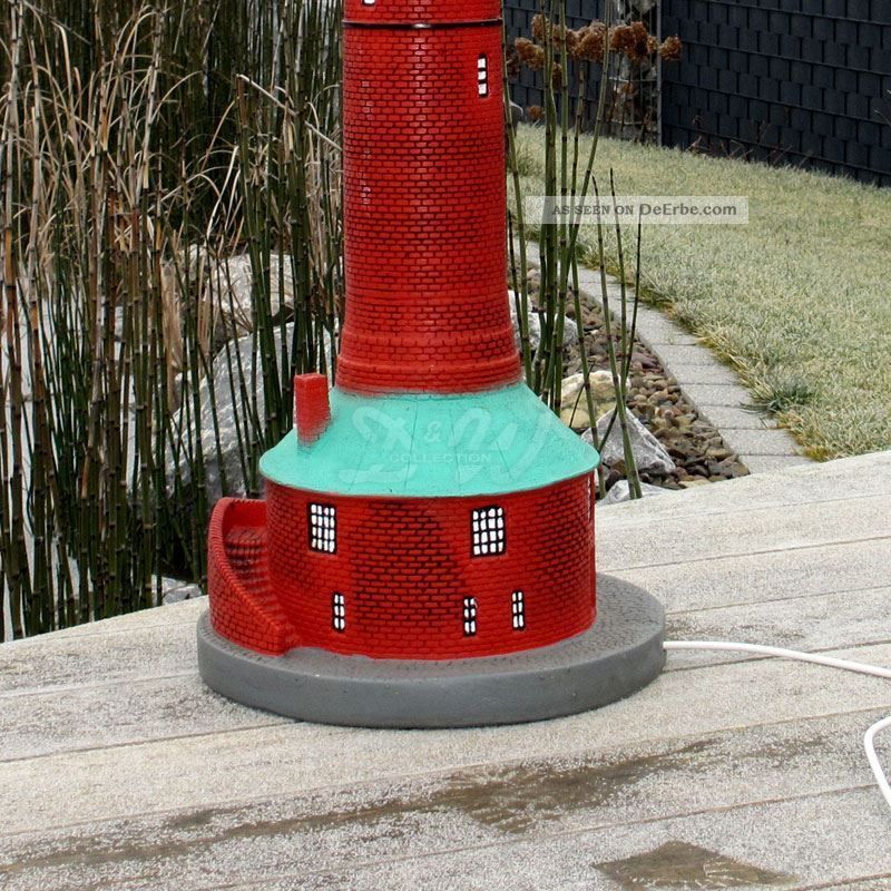 Leuchtturm Wangerooge 96 Cm Deko Garten Figur Nordsee Meer Maritime
