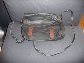 Vintage Lederhandtasche,  Schwarz,  Vogt Of Florence Bild