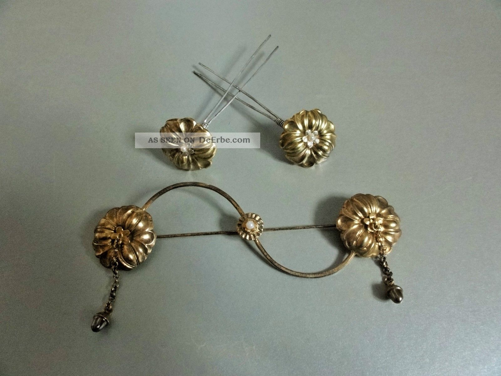 Santoro Haarzubehör-Set | 2 Haarnadeln + 3 Haargummis In Schwarz | Personalisierte Deko
