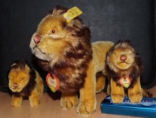 Steiff Sammlung Löwe Lion Leo 60er Jahre 1 X Kfs Bild