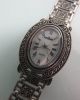 Uhr Armbanduhr 925 Silber Markasiten Perlmutt Ziffernblatt Traumstück (367) Schmuck & Accessoires Bild 1