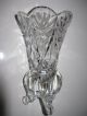 Vase Bleikristall 18 Cm Hoch 3 Füßchen Kristall Bild 1