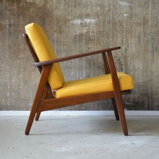 60er Teak Sessel Danish Design 60s Easy Chair Vintage Midcentury Vodder ära Bild