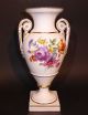 Meissen Amphoren - Vase (30 Cm) Mit Beidseit.  Blumenbouquet Pfeifferzeit (m) Meissen Bild 2