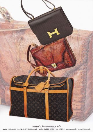 Vintage Luggage,  Vuitton,  Prada U.  A.  : Katalog Henry ' S 14 Bild