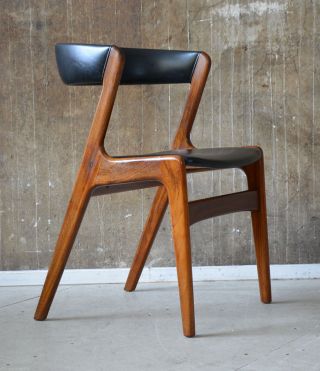 60er Palisander Armlehnstuhl Schreibtischstuhl 60s Arm Chair Rosewood Vodder ära Bild