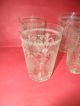 23449 6 X Art Deco Saftgläser Mundgeblasen Graviert Wine Glass Sgt Waterglasses Glas & Kristall Bild 1