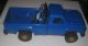 Alter Blauer Tonka Blech Jeep - Blechwagen - Logos Fehlen Leider - An Sammler Original, gefertigt 1945-1970 Bild 2