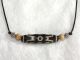 Sherpa Halskette Dzi Bead Gzi Perle Himmelsperle Sieben Augen Achat Entstehungszeit nach 1945 Bild 1