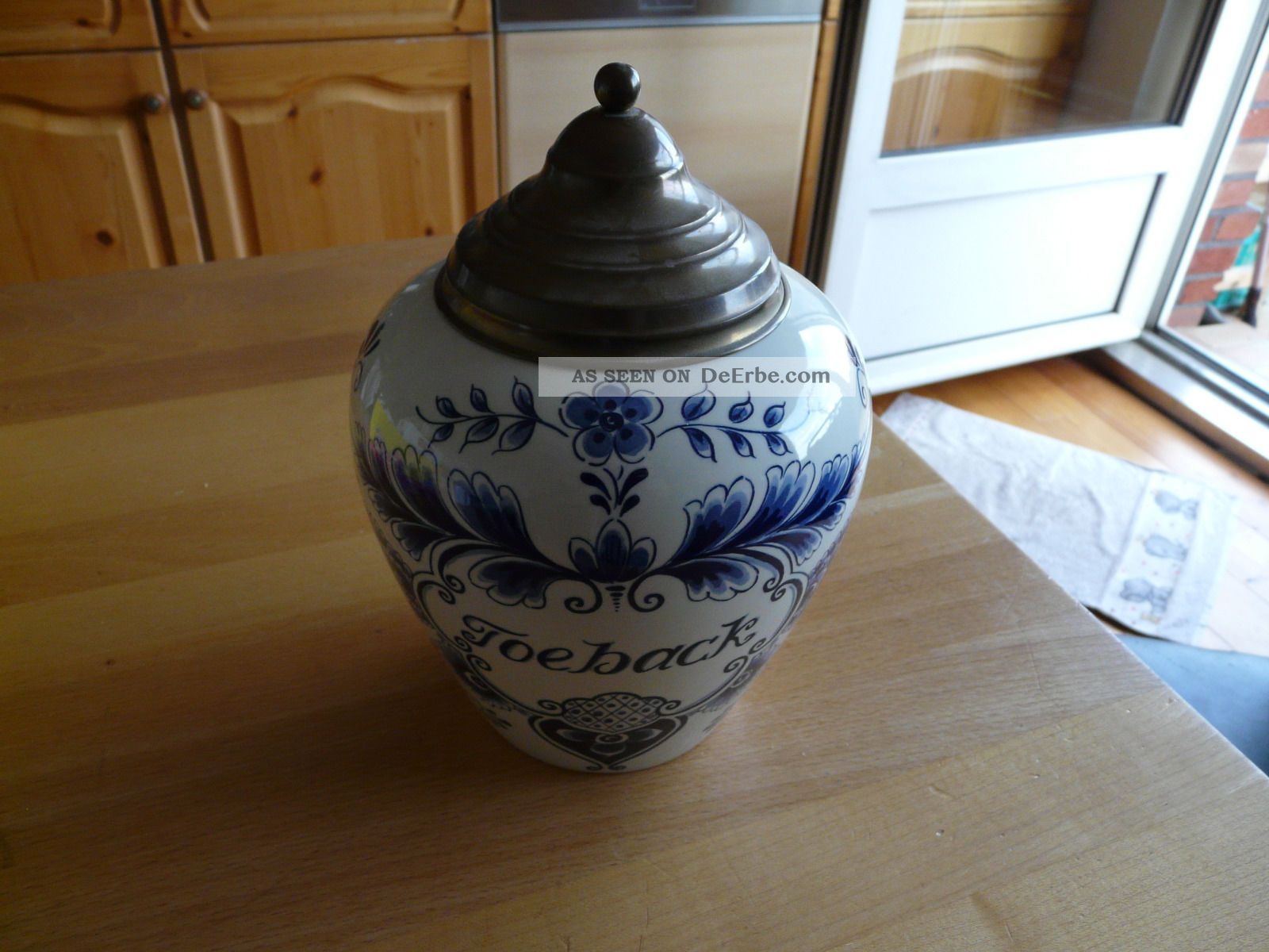 Vase,  Gefäß,  Delfts,  Handwork,  Keramik,  Holland,  Flora Keramiek Nach Marke & Herkunft Bild