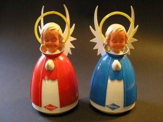 50er Jahre Kunststoff Figuren Betende Engel Trumpf Schokoladen Werbung Bild