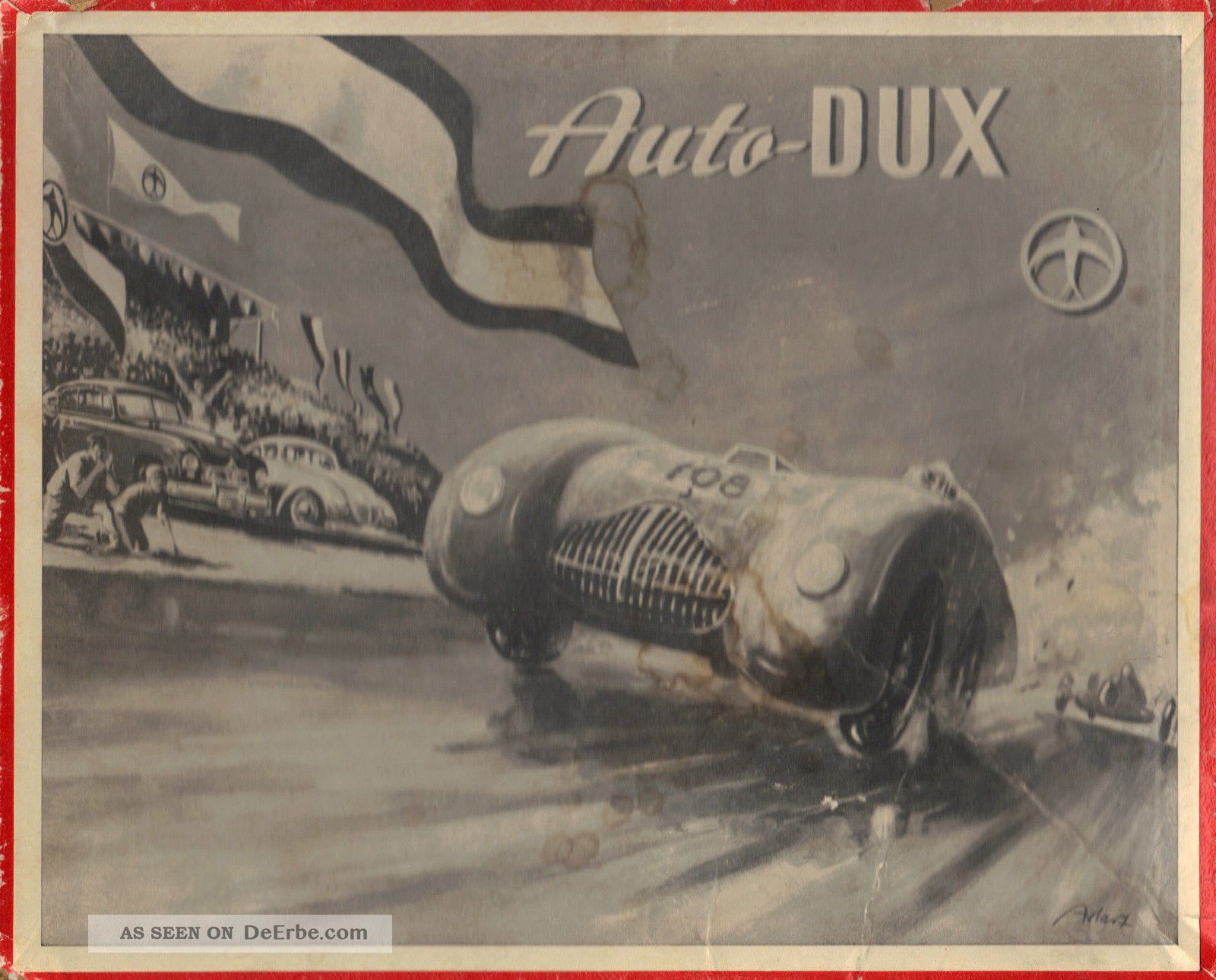 Dux Mercedes 300 Sl Nr.  21 Aus Serie 60.  Artikel Nr.  60 D Originalkarton,  Zubehör Original, gefertigt 1945-1970 Bild