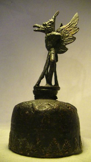 Sehr Altes Glöckchen,  Glocke,  Bronze,  Asien Um 1800,  Fabelwesen Bild