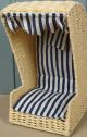 Mini Strandkorb Aus Kunststoffgeflecht Beige Ca.  24h X 12t X 12b Cm (2287) Nautika & Maritimes Bild 1