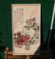 China 1 V.  6 Tuschezeichnung Malerei Signatur Stempel Holzrahmen Glas Schon Alt Entstehungszeit nach 1945 Bild 4