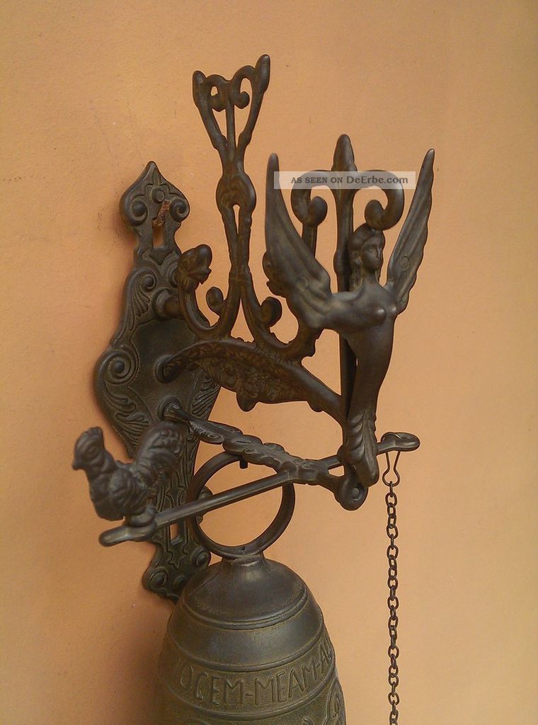 Hunde Willkommensglocke Vintage Messing - Wetterfeste Türglocke Mit Hundeskulptur