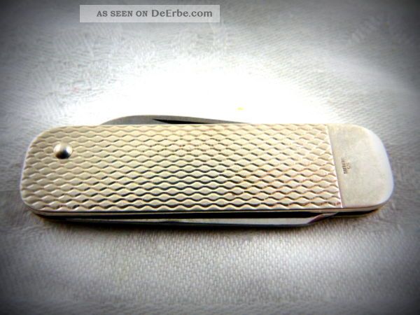 1980 Grom Sterling 925 Silber Taschenmesser Mit Nagelpfeile Objekte nach 1945 Bild