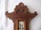 Antike Originale Wetterstation/barometer/thermometer Voll Funktionsfähig Um 1880 Wettergeräte Bild 4