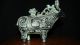 Alte Chin.  Bronzefigur,  Insenceburner,  Geheimversteck? - Widder,  Steinbock Mit Drachen Entstehungszeit nach 1945 Bild 2