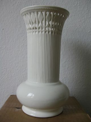 Max Roesler Klassizistische Art Déco Vase Durchbruch Vase Signiert Partz Antik Bild