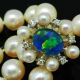 Schöne Ausgefallene Perlen Kette Mit Opal & Brillanten Aus 585er Gold - S3216 Ketten Bild 1