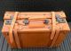 2 X Leder Koffer 2er Kofferset Für Oldtimer Vintage Koffer Papillon,  Schlüssel Accessoires Bild 3