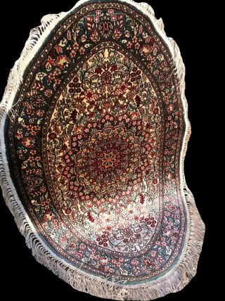 Wunderschöner Handgeknüpfter Orientteppich Teppich Hereke Reine Seide Bild