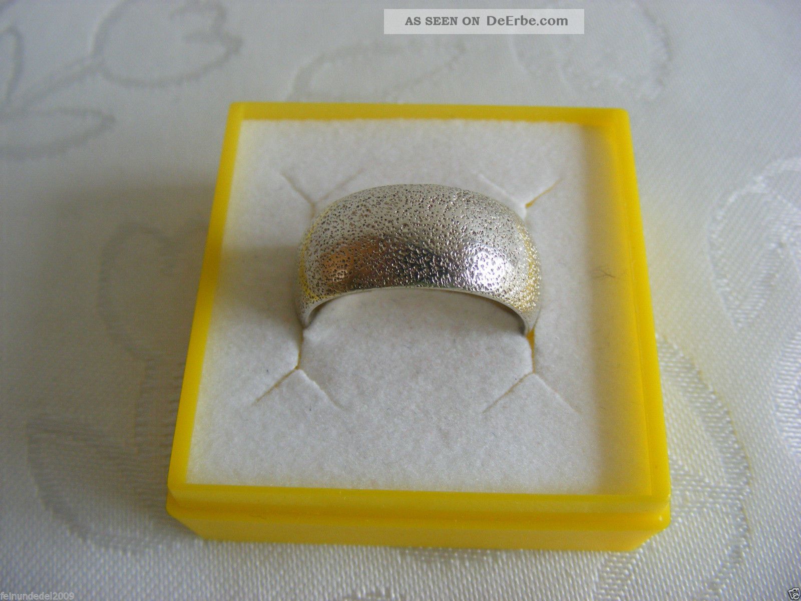 Silber 925 Ring Damen – Flacher, Funkelnder Bandring, Verstellbar, 18 Mm Durchmesser, Hochglanz