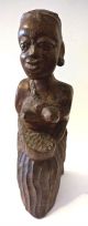 Afrikanisches Ehepaar Mit Schwiegermutter – Holz Skulpturen – African Sculptures Entstehungszeit nach 1945 Bild 2