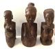 Afrikanisches Ehepaar Mit Schwiegermutter – Holz Skulpturen – African Sculptures Entstehungszeit nach 1945 Bild 5