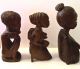 Afrikanisches Ehepaar Mit Schwiegermutter – Holz Skulpturen – African Sculptures Entstehungszeit nach 1945 Bild 6