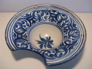 Alte Rasierschale Barbier ' S Basin Spanien 25cm Espana Lustre Pottery Bowl Schale Bild