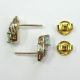 900 - Dezente Ohrstecker - Gelbgold 333 - Apartit - Diamanten - - - Video - 1724 - Ringe Bild 1