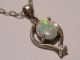 Antike 835er Silber Kette Mit Schönem 925er Silber Anhänger,  Erbe,  1 Tag Ketten Bild 1
