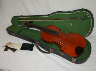 Alte 4/4 Geige Violine Stradiuarius Vor 1936 Zum Restaurieren Bild