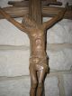 Geschnitztes Großes Kruzifix Jesus Am Kreuz Heiligenfigur 57cm Skulpturen & Kruzifixe Bild 3