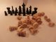 Uralte Schachfiguren Schachspiel Gedrechselt Spielzeug Seiffen Erzgebirge 1925 Antike Originale vor 1945 Bild 3