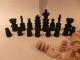 Uralte Schachfiguren Schachspiel Gedrechselt Spielzeug Seiffen Erzgebirge 1925 Antike Originale vor 1945 Bild 4