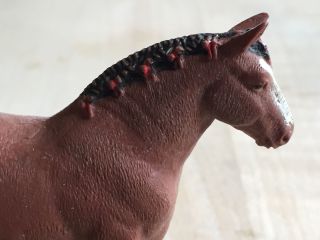Pferd Elastolin Lineol 70iger Aus Einer Sammlung Bauernhof Tier Kaltblut Bild