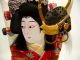 Japanische Alte Mame Hagoita/kabuki Kijo Muster Als Dekoration ShŌwa Asiatika: Japan Bild 1
