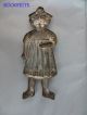 Um 1940 - MÄdchen - Kind - Votivgabe - Ex Voto - Ca.  13,  5 Cm - Versilbert Votivbilder & Sakralmalerei Bild 1