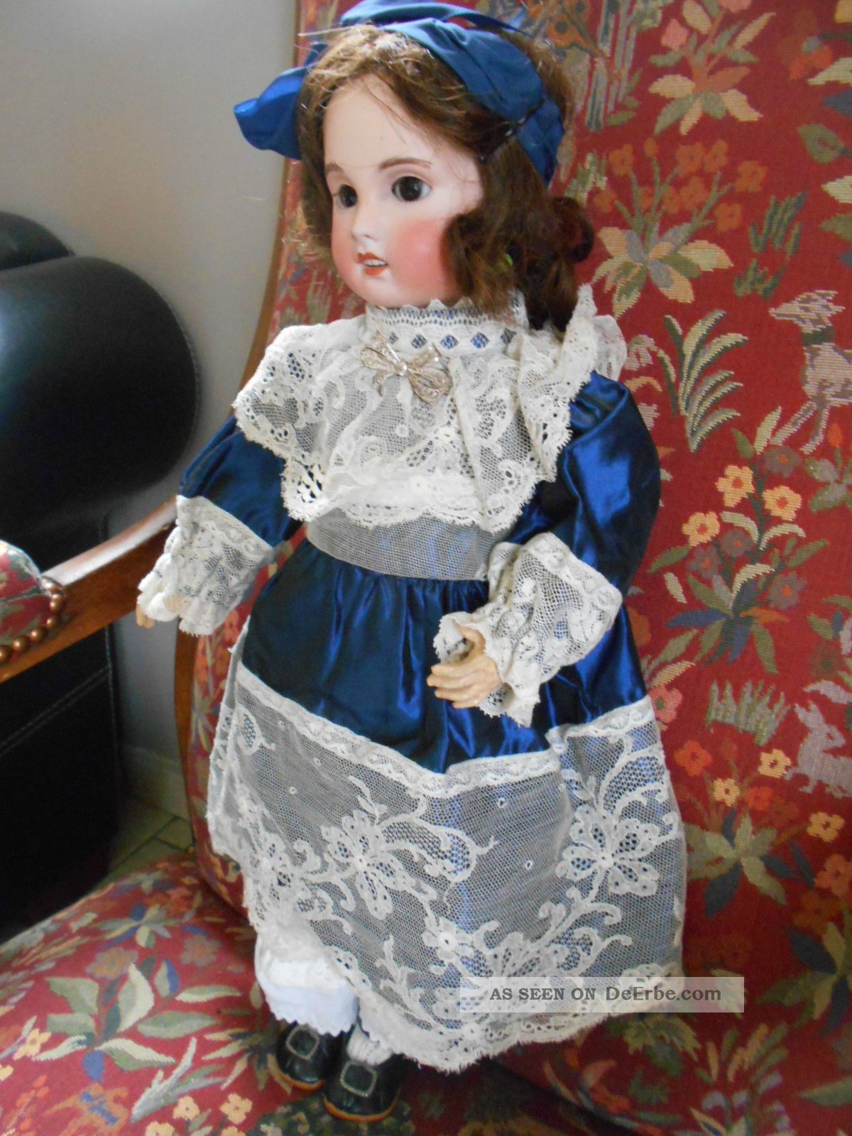 Mignonnette SFBJ 8 Cm – Poupée Française Années 1900 – Tenue D'origine